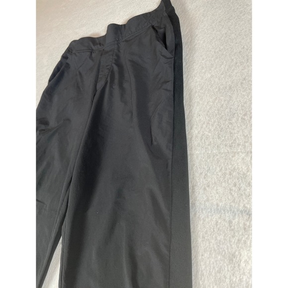Athleta Women Black Athleisure Pants Size 4 Elastic Waist Side Stripe Casual - Picture 2 of 10